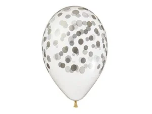 ALIGA Balony bn06-329 w kropki metalizowane 6szt/op 1943217