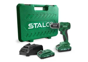 STALCO Wiertarko-wkrętarka DS20-55BL akumulatorowa 2x 2Ah  walizka  S-97310                                                                                                                                                       