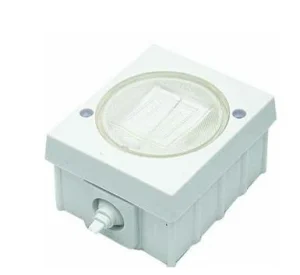 WYŁĄCZNIK HERMET.PODWÓJNY  BIAŁY 1004-05, IP44 N/T,TROL