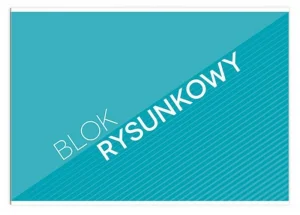 INTERDRUK Blok RYSUNKOWY A4/20k BIAŁY ECONOMY 60G  5728