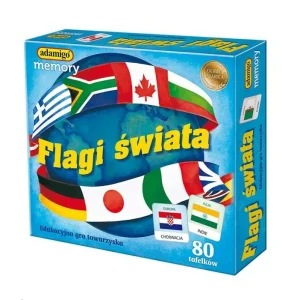 ADAMICO Gra FLAGI ADAMIGO MEMORY 7332  7+