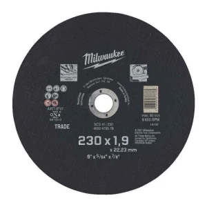 KILOUTOU MILWAUKEE Tarcza do metalu 230/22,2/1,9mm