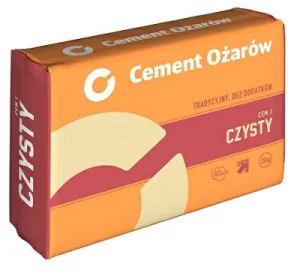 OŻARÓW Cement  I czysty 42,5 R 25kg 1,4/ paleta