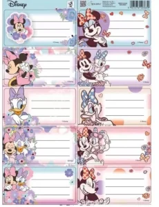 ASTRA Naklejki na zeszyty pasek/Minnie Mouse 200332