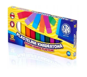 ASTRA Plastelina 12kol Astra Kwadratowa 83813908