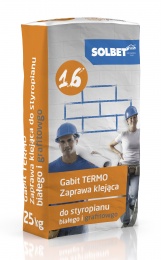 SOLBET Zaprawa klejąca do styropianu1.6 GABIT TERMO 25kg  48szt/pal