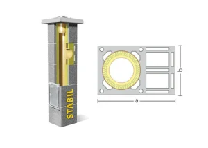 SCHIEDEL Komin pakiet start.90/20+2W/6mbSTABIL  173343