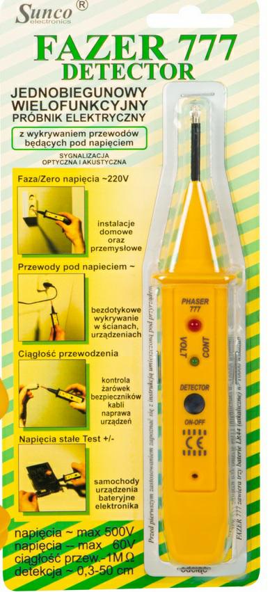 FAZER TESTER 777wykrywacz napięcia