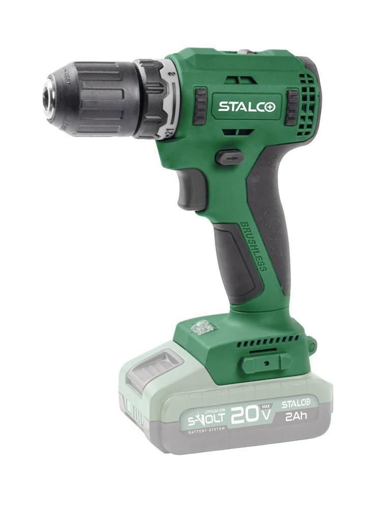 STALCO Wiertarko-wkrętarka DS20-55BL BODY  S-97312 + GRATIS Akumulator 20V 2Ah S-97381