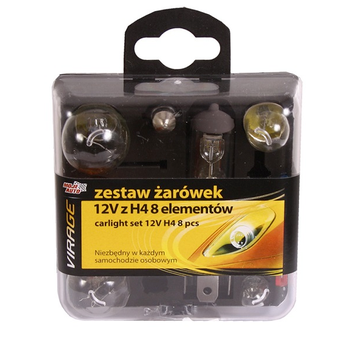 Żarówki samochodowe 12V z H4 (8el.) 91-013