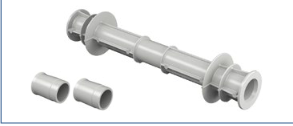 FORBUILD Rurka dystansowa plastikowa FSK 250L wraz z korkami AS-AZ-00-4-0062747 100szt/op