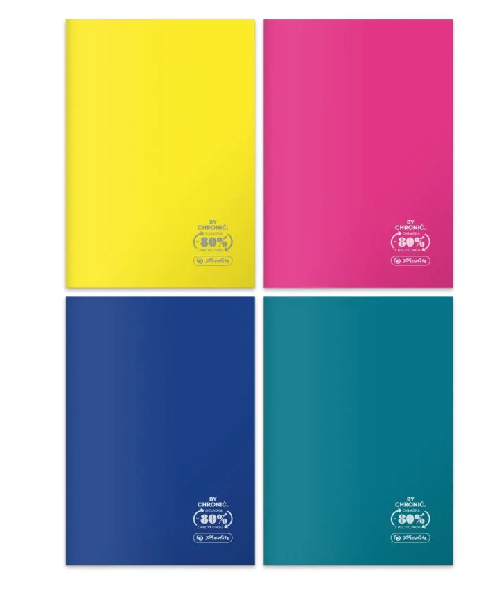 Zeszyt A5/60k kratka  ECO PP  9552308  Colors HERLITZ /brulion