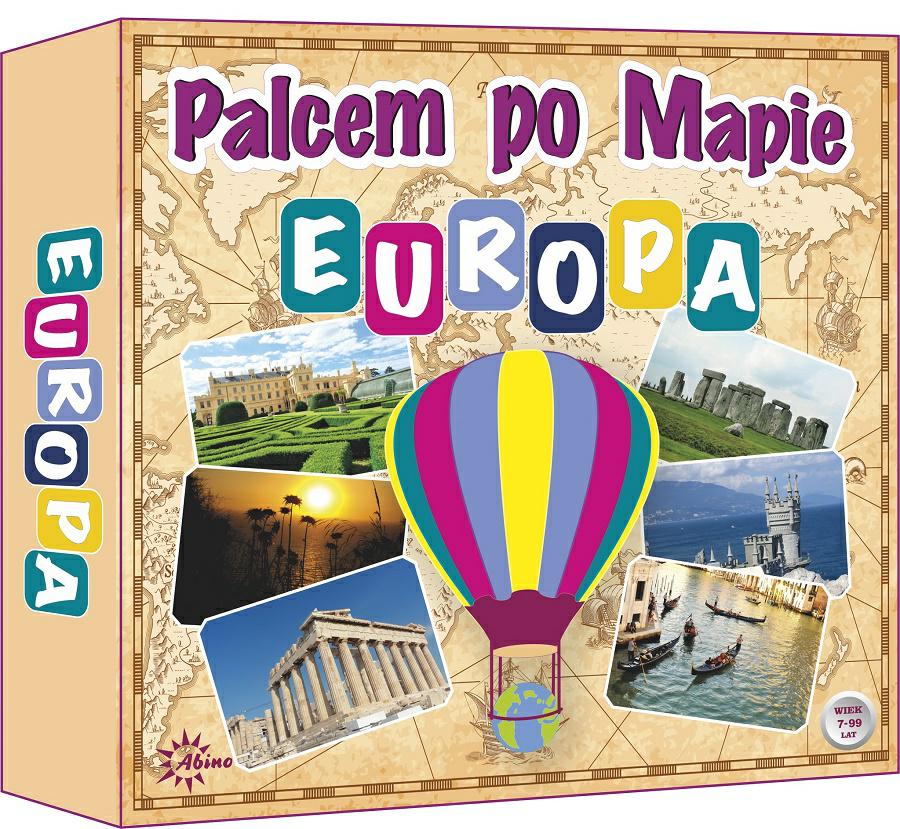 ABINO Gra Palcem po mapie  2663 EUROPIE                                                                                                                                                                                              
