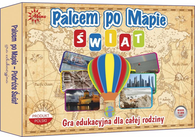 ABINO Gra Palcem po mapie  7114 ŚWIAT                                                                                                                                                                                              