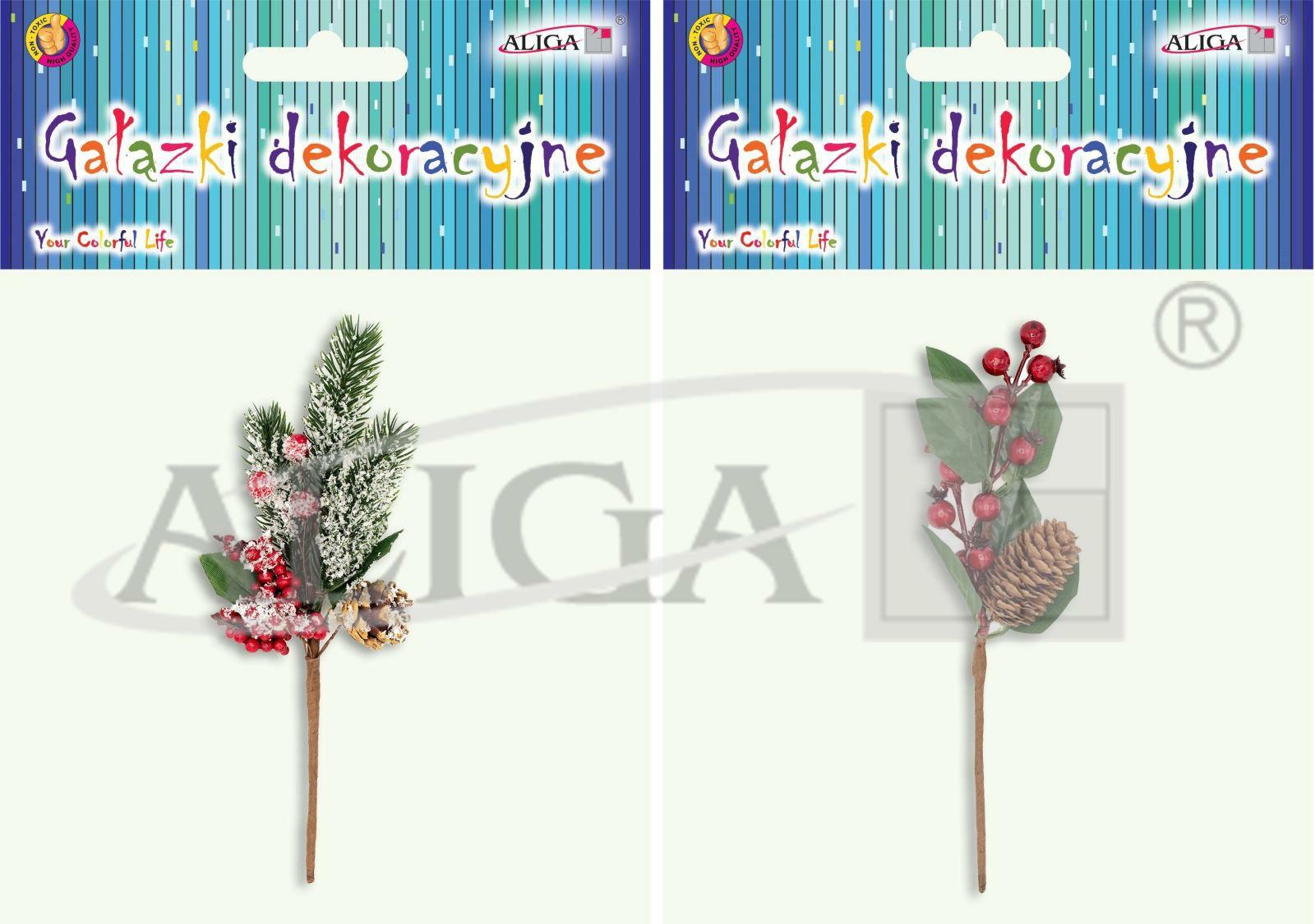 ALIGA Gałązki dekoracyjne DPG-2861  zaw 2 wzory
