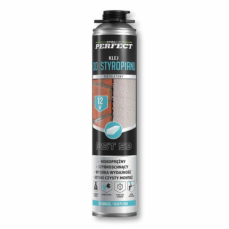 STALCO Pianoklej do styropianu pistoletowy 750ml  PERFECT S-64659