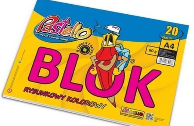 ASTRA Blok Rys A4 Kolor 80g/20K 9178