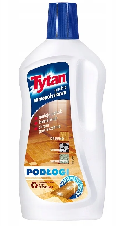 TYTAN Emulsja do podłóg 450g do pielęgnacji podłóg niebieska narkętka