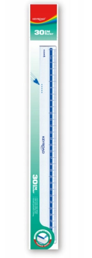 ASTRA Linijka plastikowa Keyroad 30cm Transparentna 5425