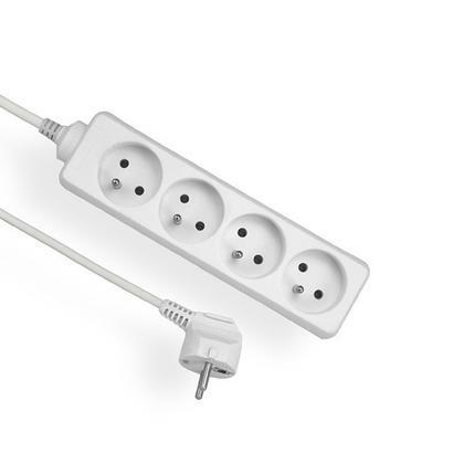ELGOTECH Przedłużacz 1,5m/4G+0  BIAŁYEPS-401,5